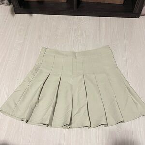 pleated / tennis mini skirt
